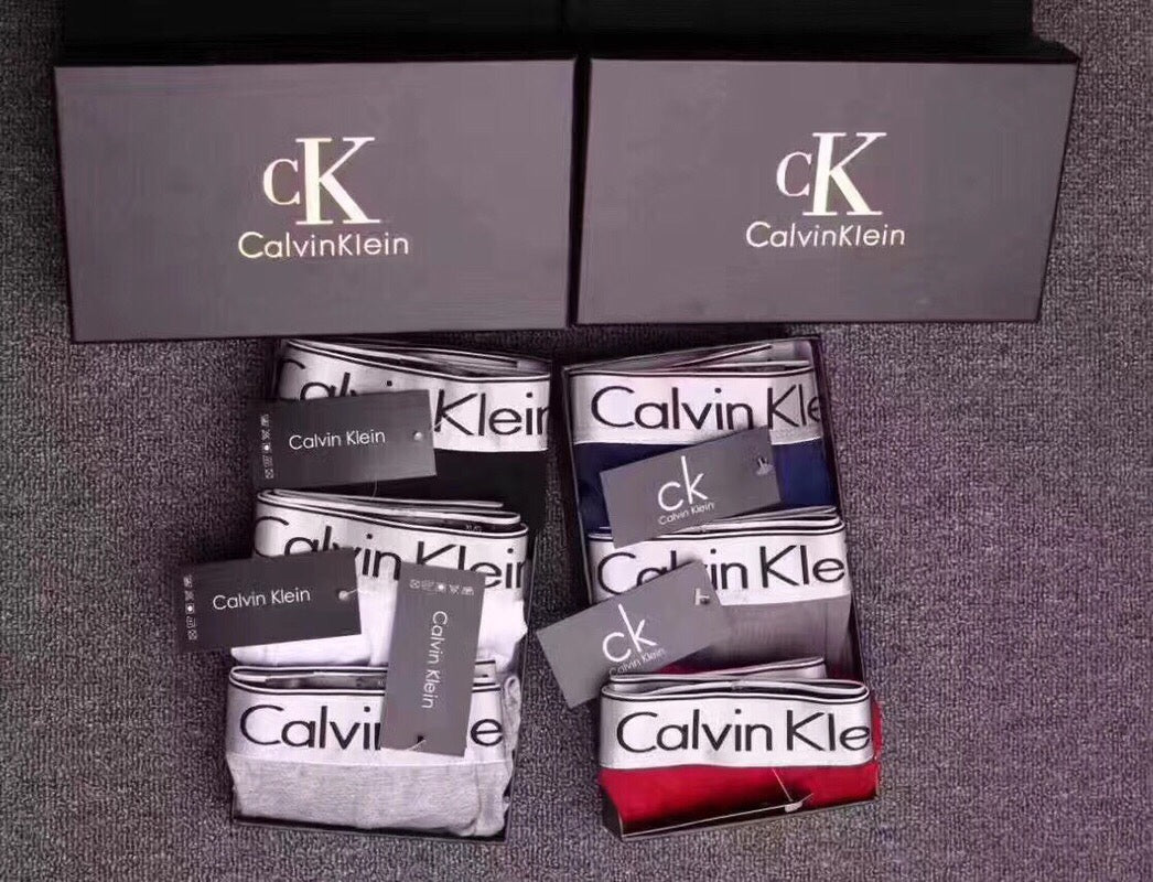 Calvin Klein Cotton Men's Boxer Briefs - 3-Piece Box