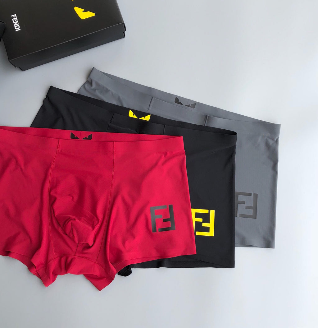 Fendi Monster-Eye Silky-Knit Boxer Briefs