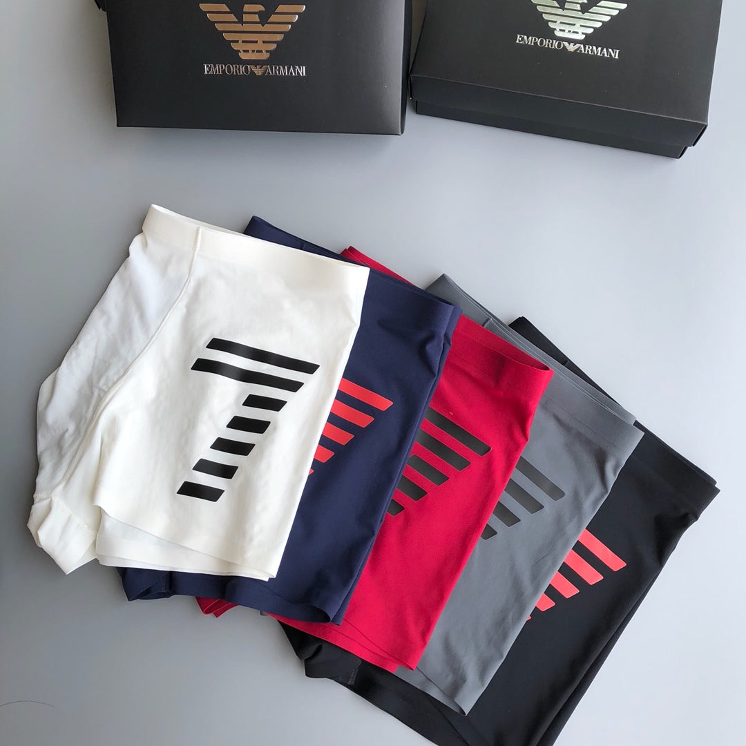 Armani Milk-Silk Men's Boxer Briefs - 3-Piece Box
