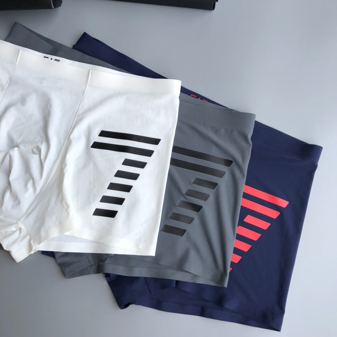 Armani Milk-Silk Men's Boxer Briefs - 3-Piece Box