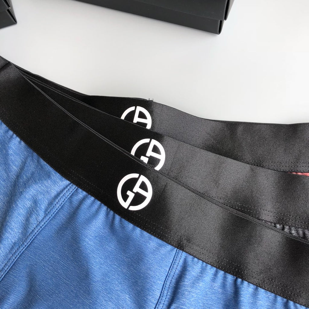 Armani Ice-Silk Men's Boxer Briefs - 3-Piece Box