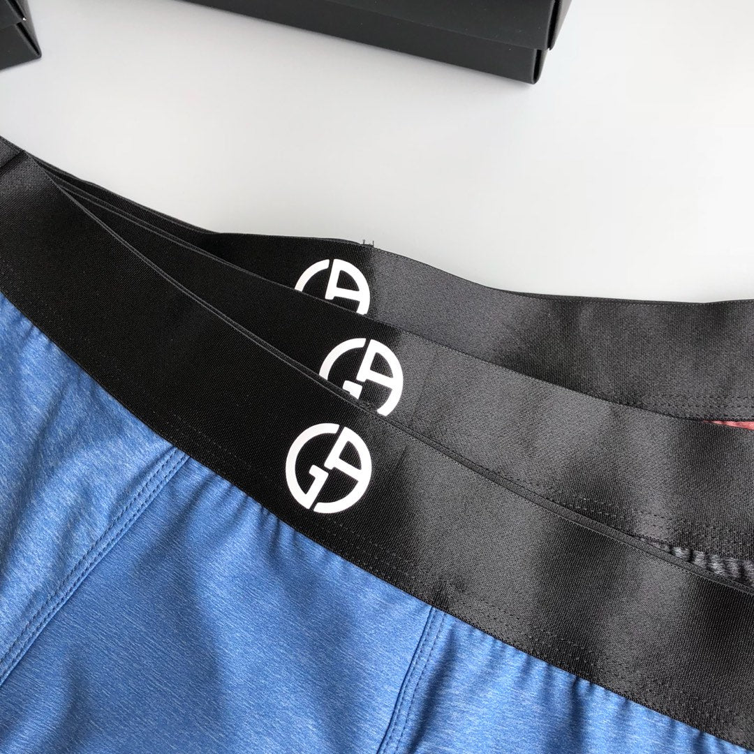 Armani Ice-Silk Men's Boxer Briefs - 3-Piece Box