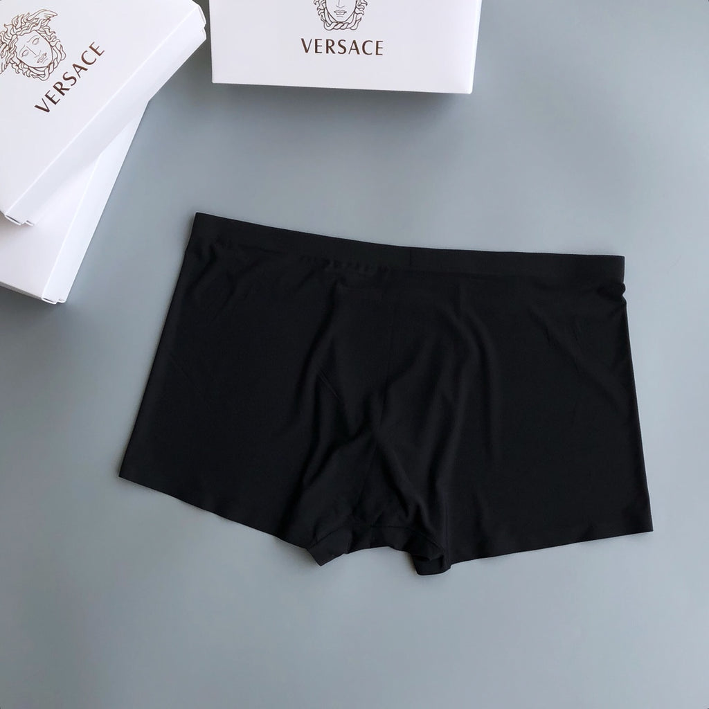 Versace Milk-Silk Men's Boxer Briefs - 3-Piece Box