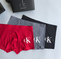 Unbranded Red and Grey Boxer Briefs 3-Piece Box Collection