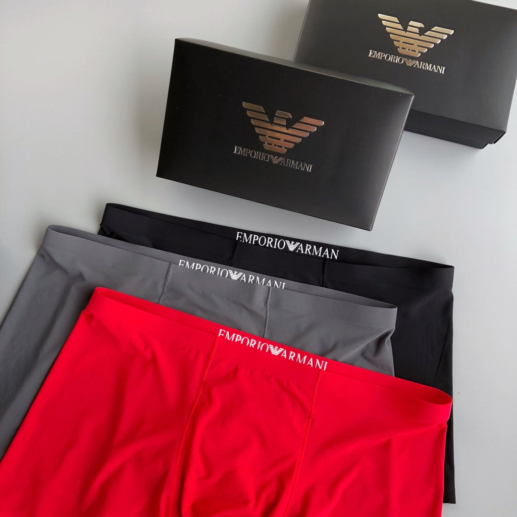 Armani Milk-Silk Short Socks - 3-Pair Pack