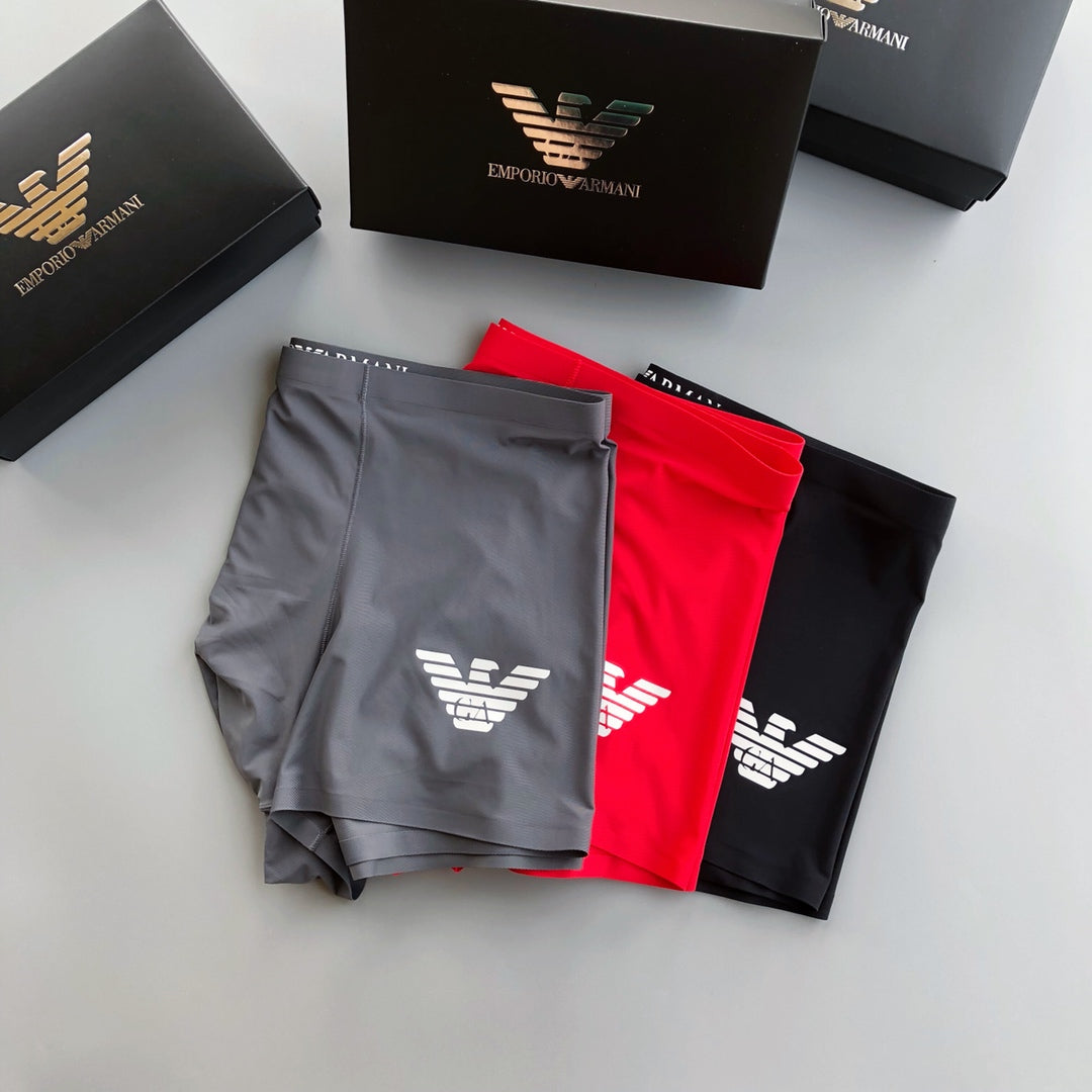 Armani Milk-Silk Short Socks - 3-Pair Pack