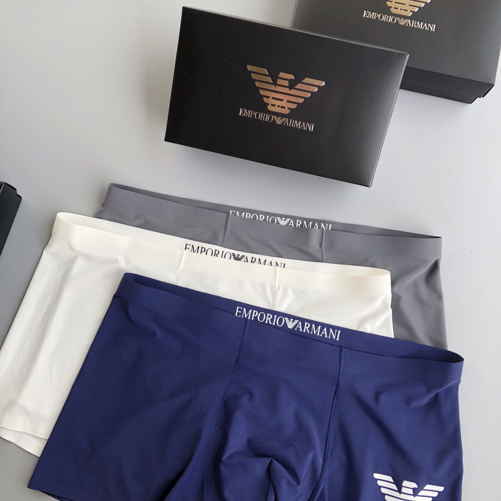 Emporio Armani Milk-Silk Short Socks - 3-Pair Pack