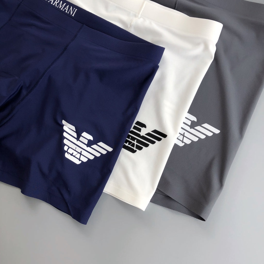 Armani Eagle Details Men's Boxer Briefs - 3-Piece Box