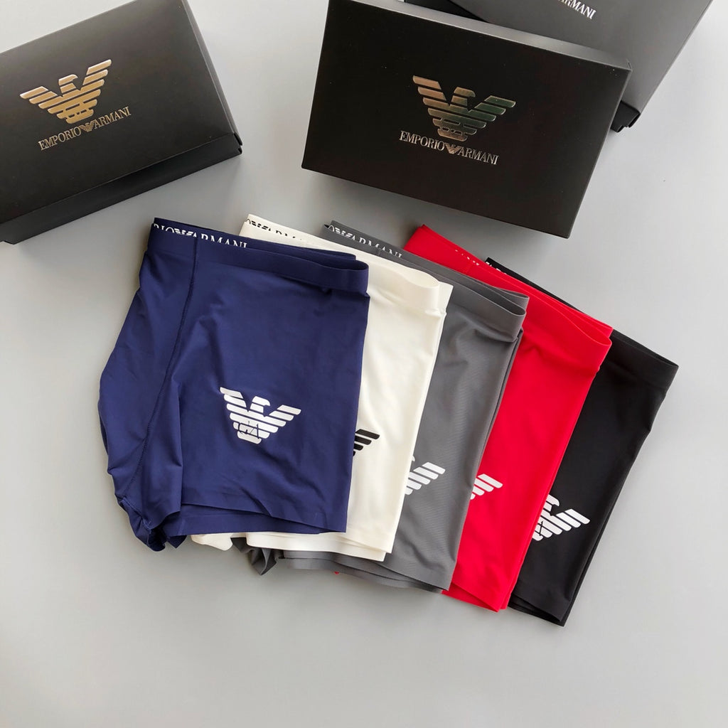 Armani Eagle Details Men's Boxer Briefs - 3-Piece Box