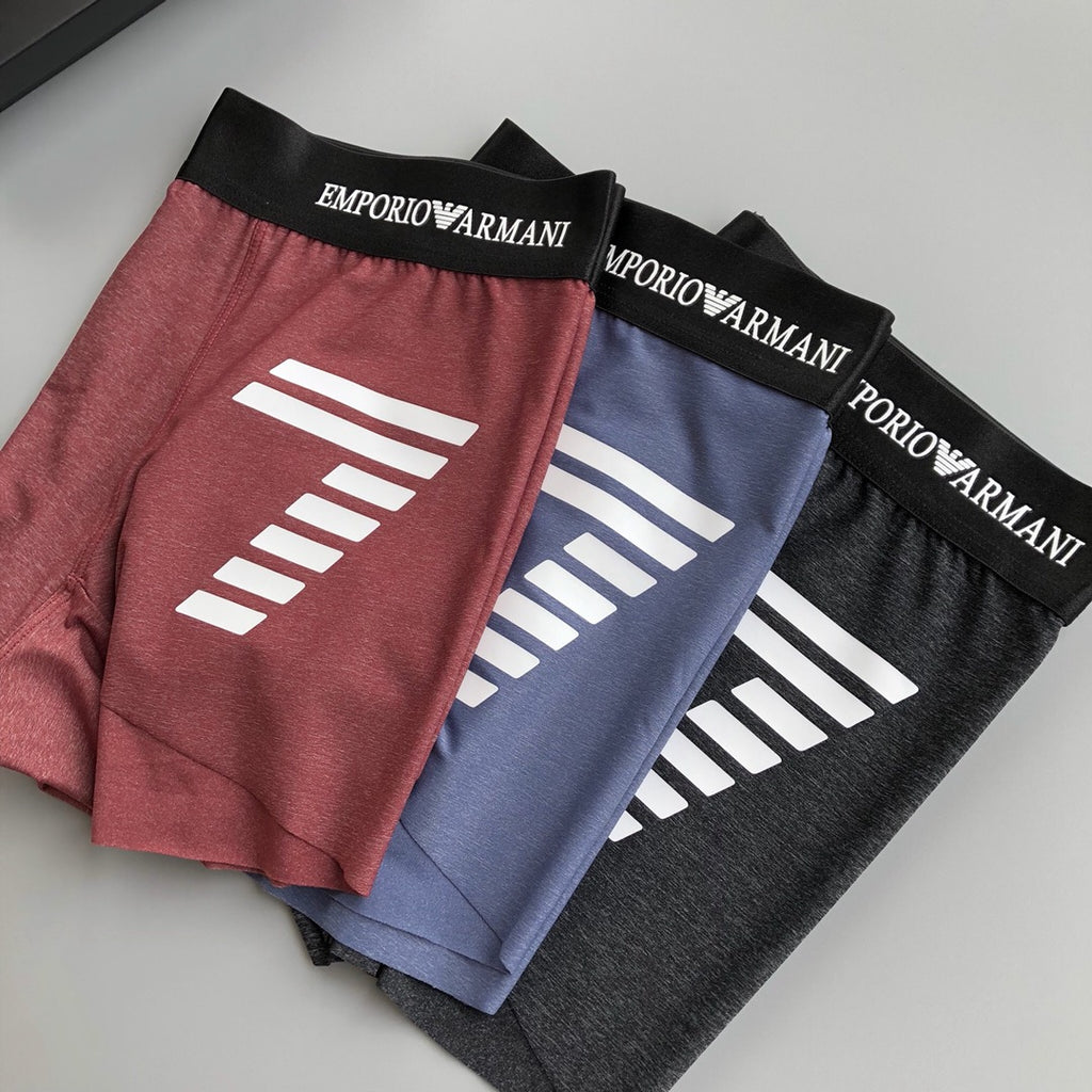 Emporio Armani Ice-Silk Men's Boxer Briefs - 3-Piece Box