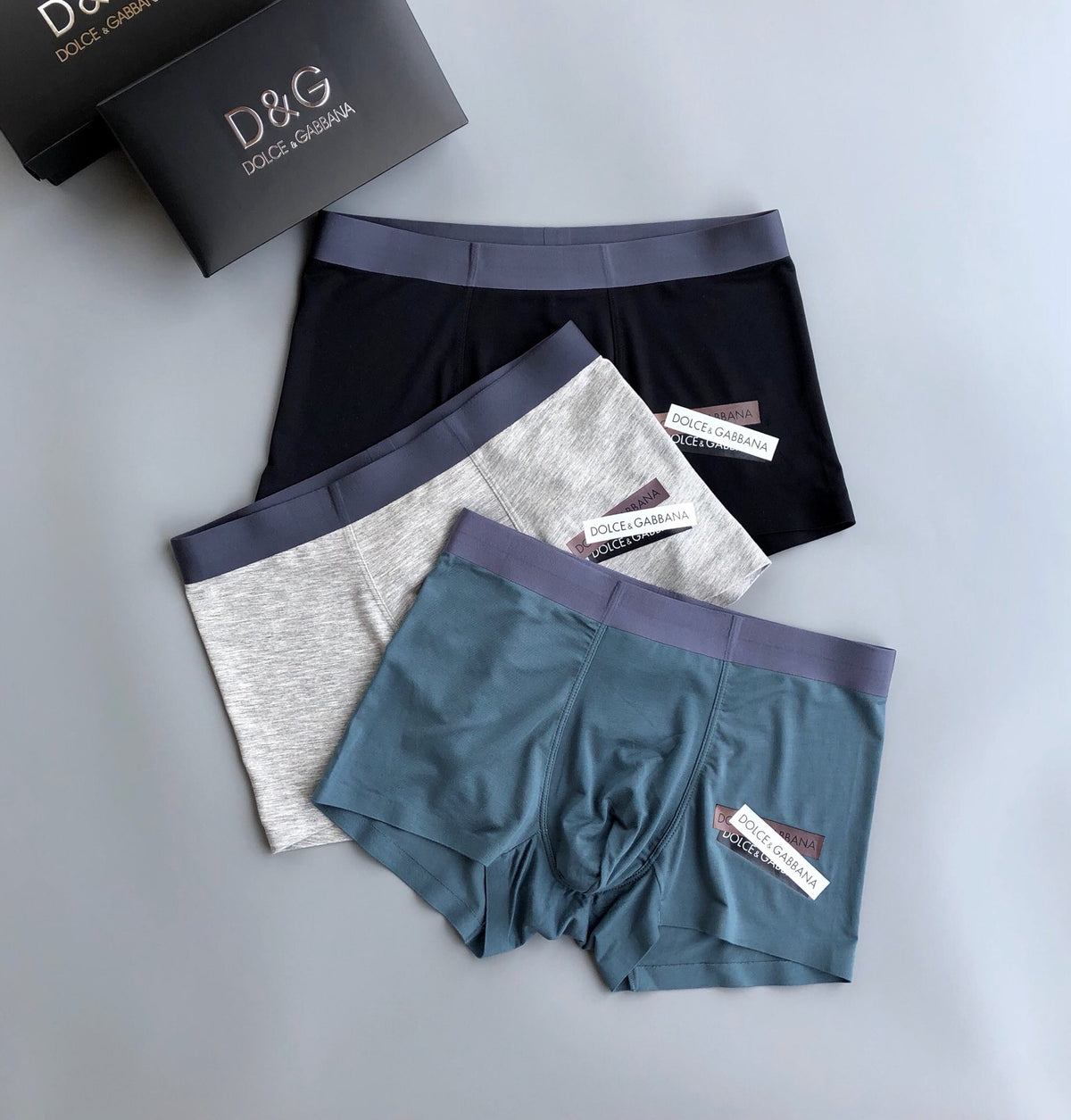 Dolce & Gabbana Modal Men's Boxer Briefs - 3-Piece Box