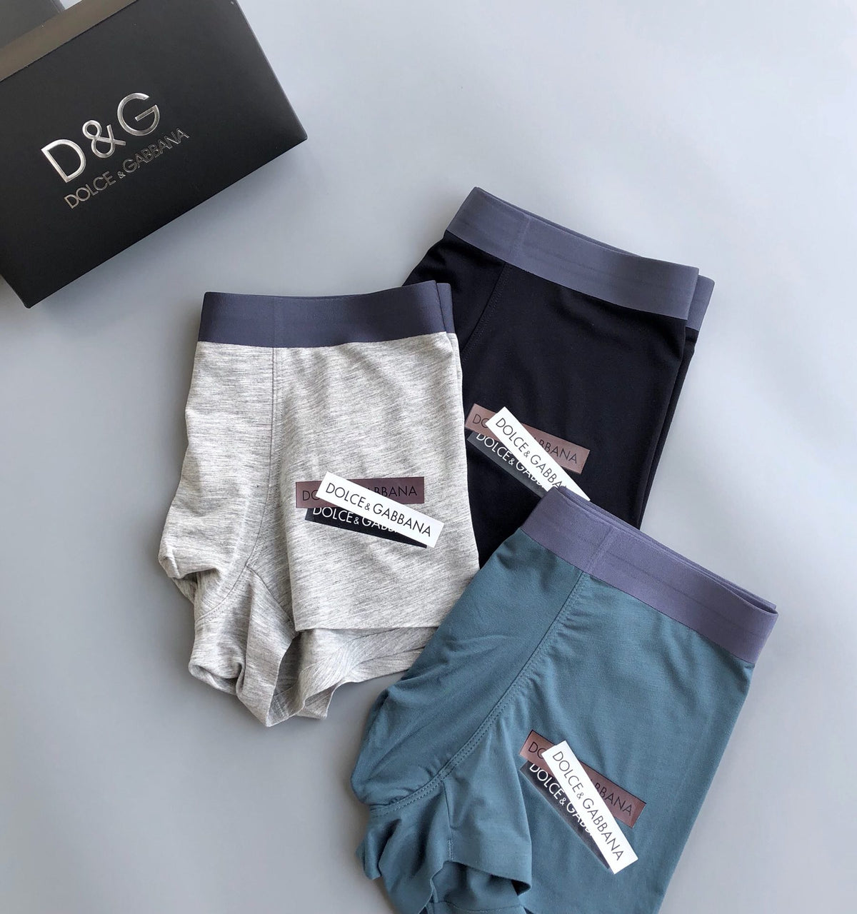 Dolce & Gabbana Modal Men's Boxer Briefs - 3-Piece Box