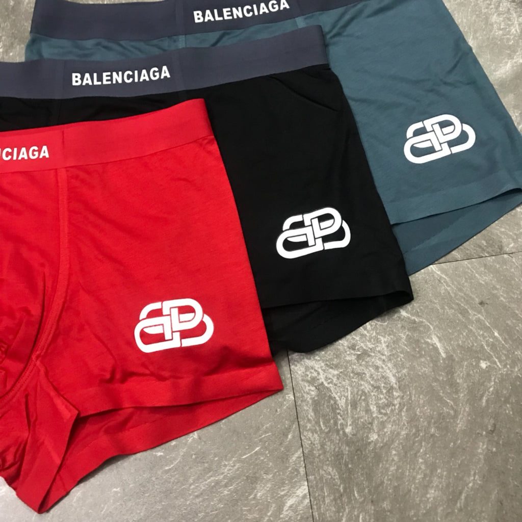 Balenciaga Modal Men's Boxer Briefs - 3-Piece Box