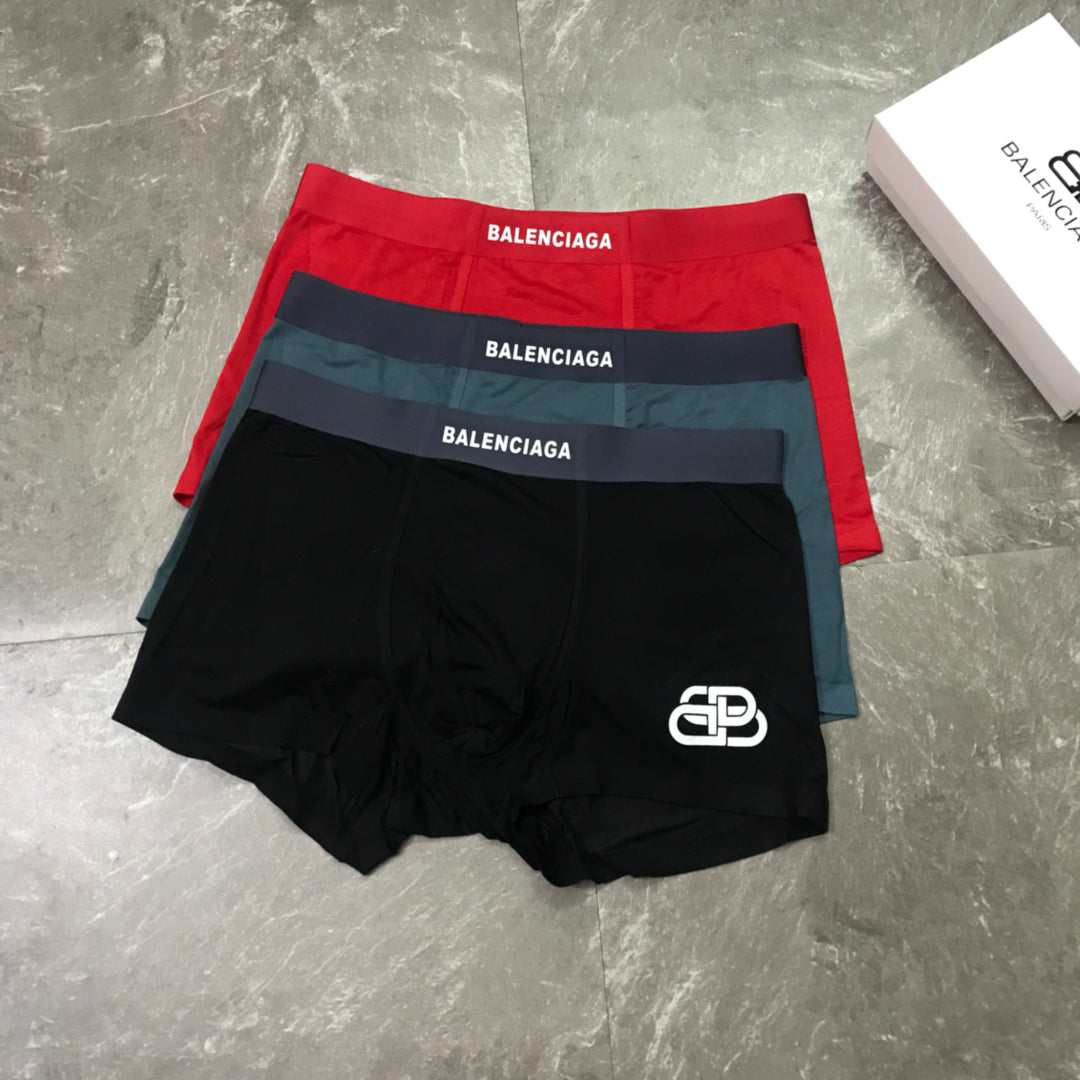 Balenciaga Modal Men's Boxer Briefs - 3-Piece Box
