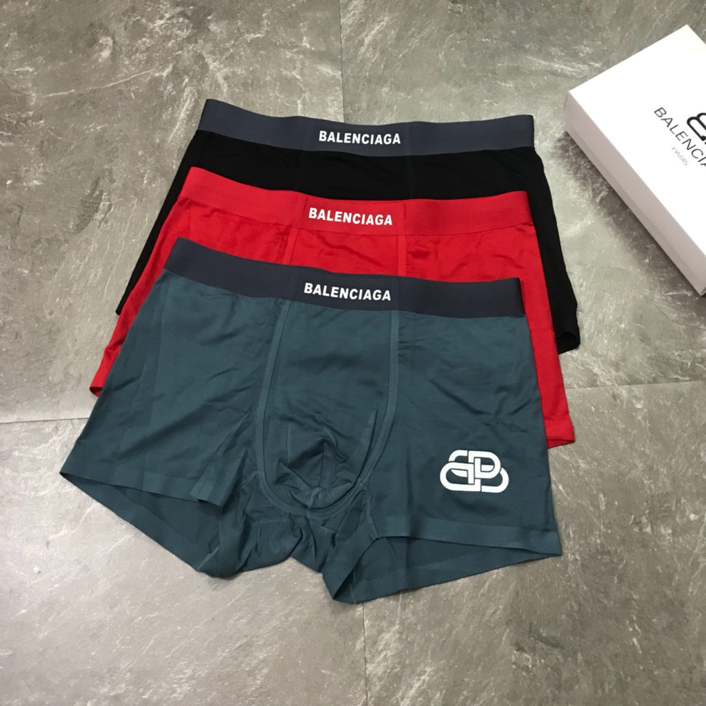 Balenciaga Modal Men's Boxer Briefs - 3-Piece Box