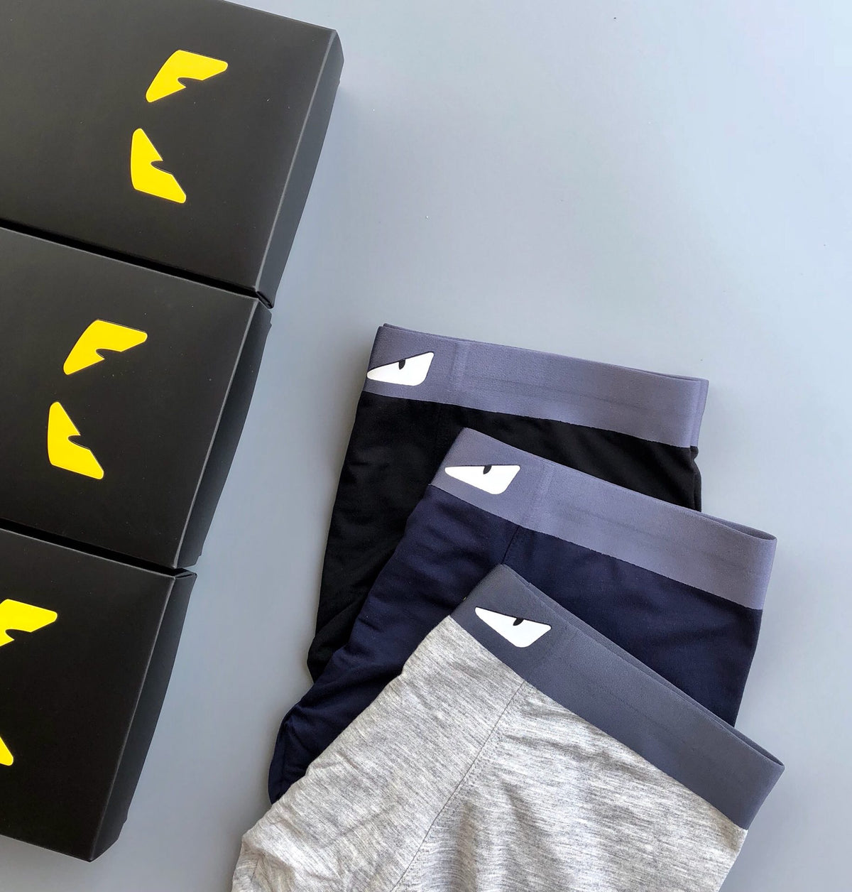 Fendi Modal Men's Boxer Briefs - 3-Piece Box