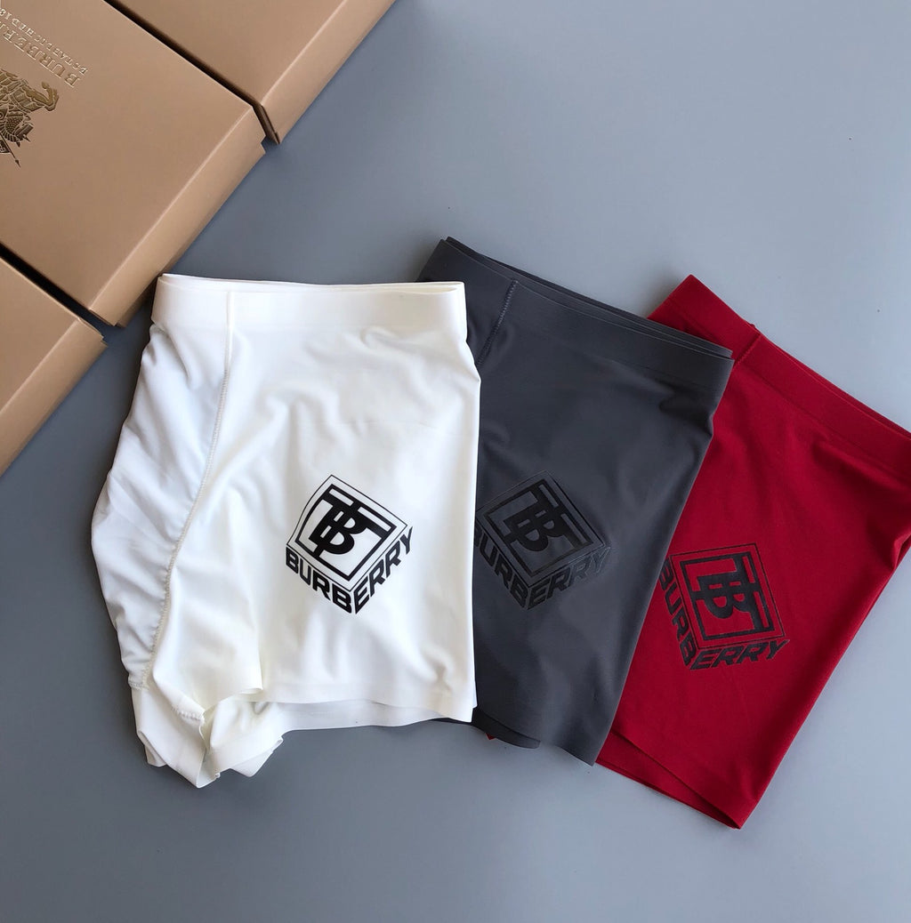 Burberry Milk-Silk Men's Boxer Briefs - 3-Piece Box