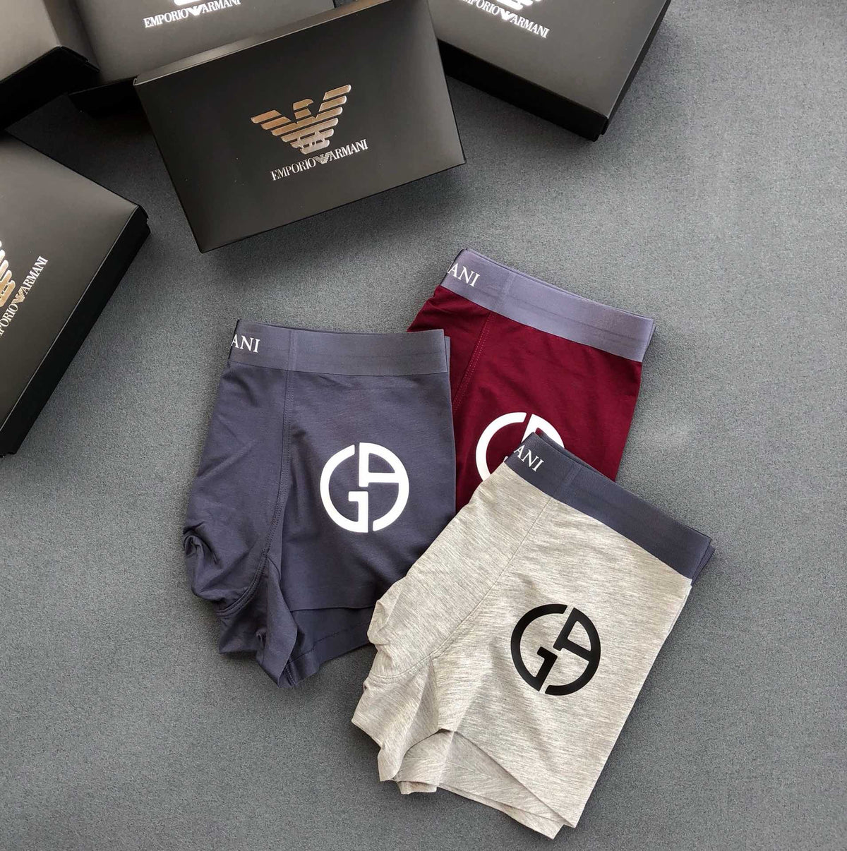 Armani Modal Short Socks - 3-Pair Pack