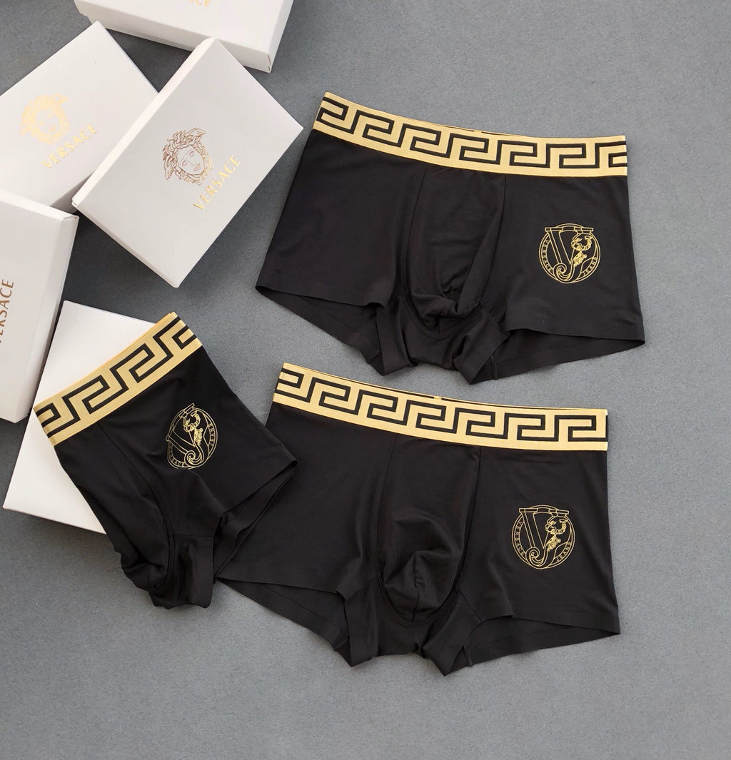 Versace Modal Men's Boxer Briefs - 3-Piece Box