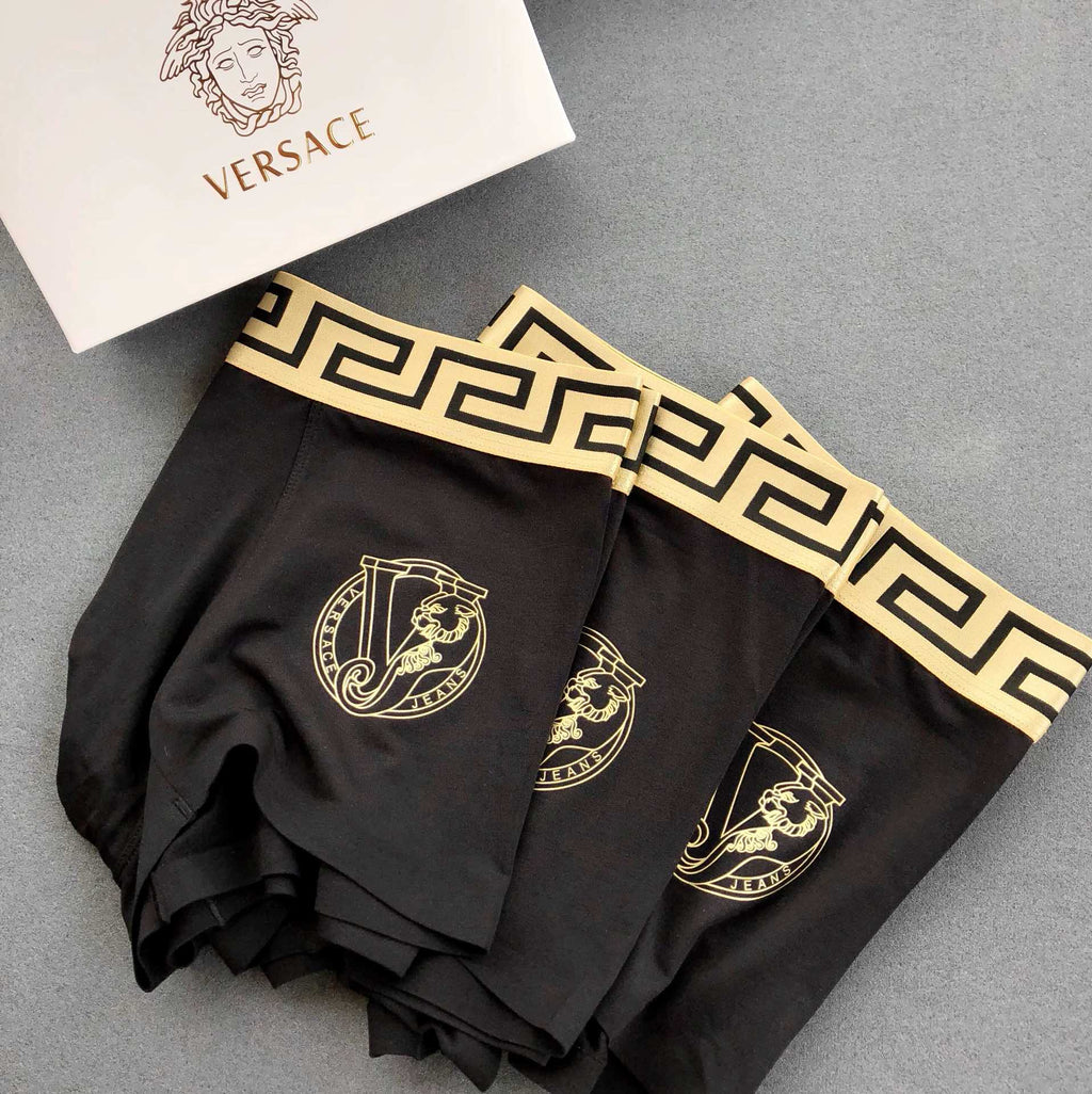 Versace Modal Men's Boxer Briefs - 3-Piece Box