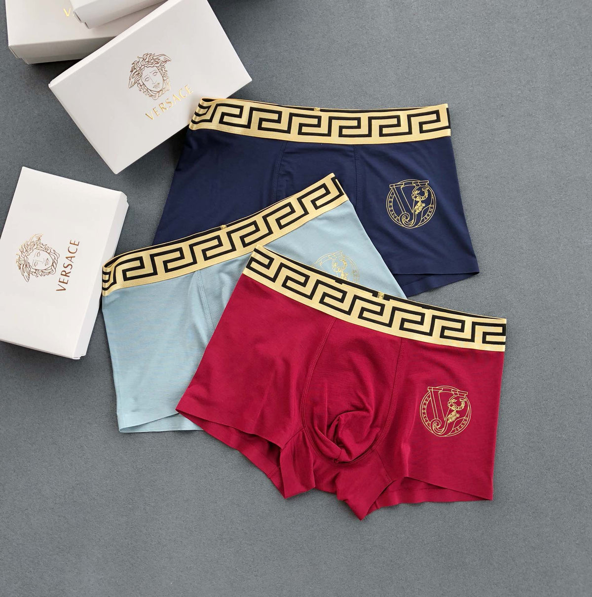 Versace Modal Short Socks - 3-Pair Pack