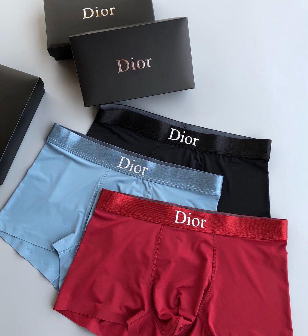 Dior Ice-Silk Men's Boxer Briefs - 3-Piece Box