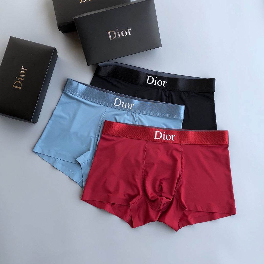 Dior Ice-Silk Short Socks - 3-Pair Pack