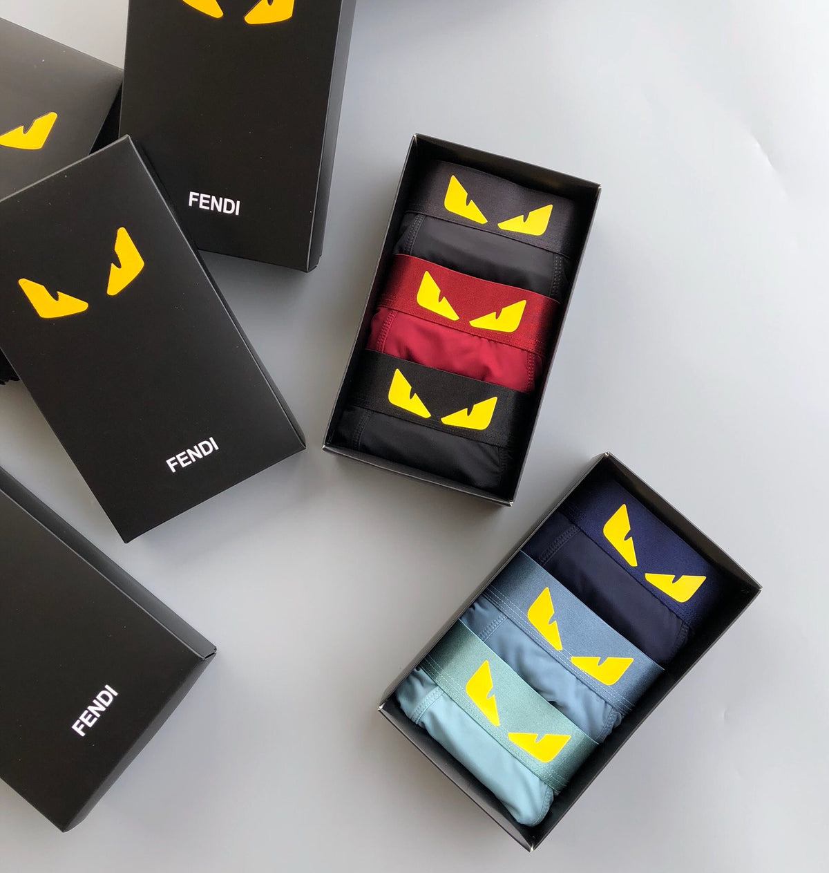 Fendi Ice-Silk Men's Boxer Briefs - 3-Piece Box