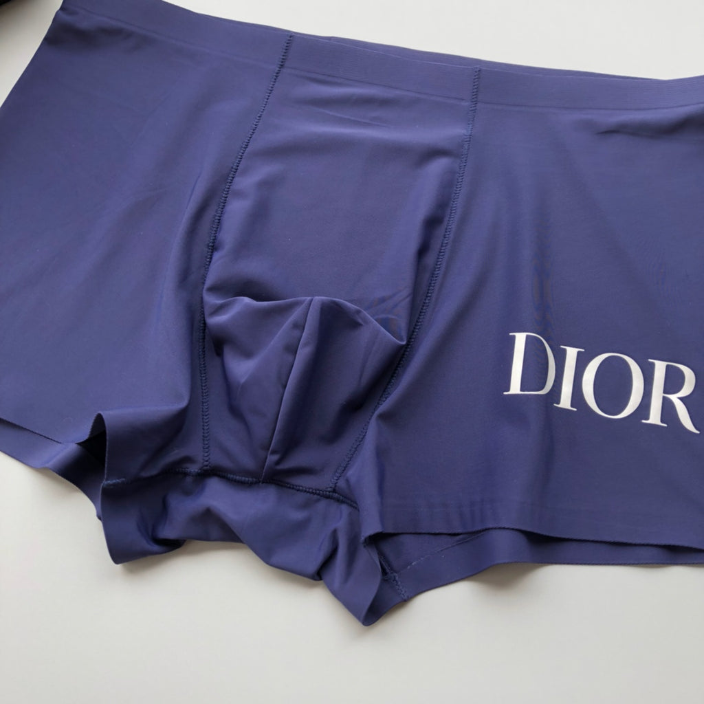 Dior Clean Wordmark Details Men's Boxer Briefs - 3-Piece Box