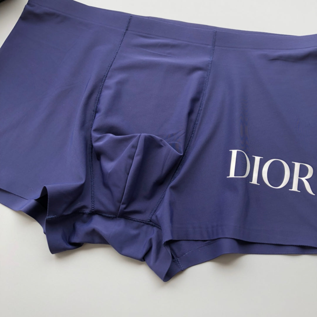 Dior Clean Wordmark Details Men's Boxer Briefs - 3-Piece Box