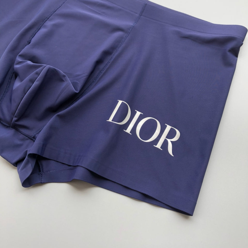 Dior Clean Wordmark Details Men's Boxer Briefs - 3-Piece Box
