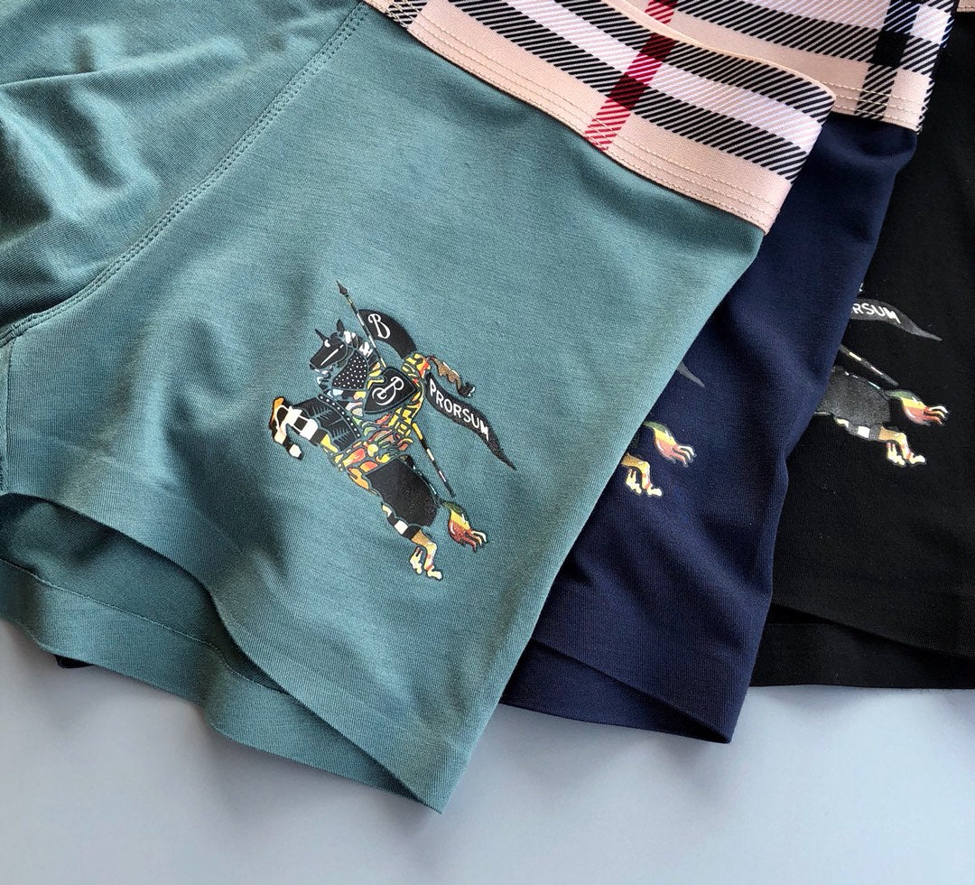 Burberry Modal Men's Boxer Briefs - 3-Piece Box