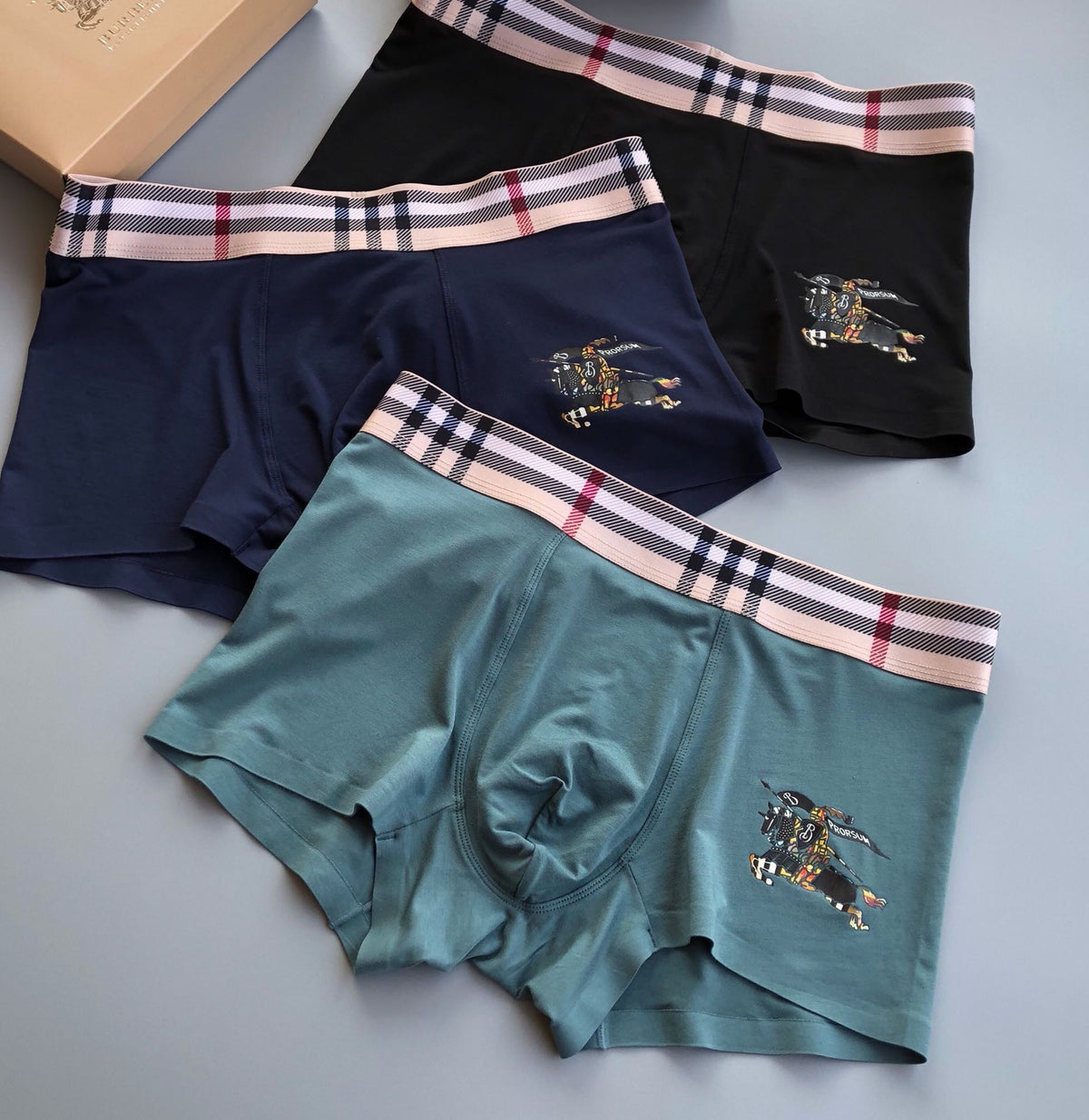 Burberry Modal Men's Boxer Briefs - 3-Piece Box