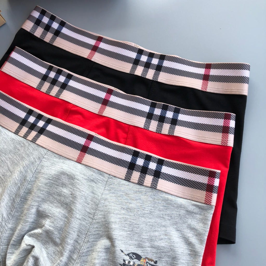 Burberry Modal Men's Boxer Briefs - 3-Piece Box
