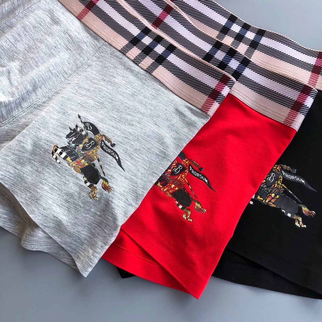 Burberry Modal Men's Boxer Briefs - 3-Piece Box