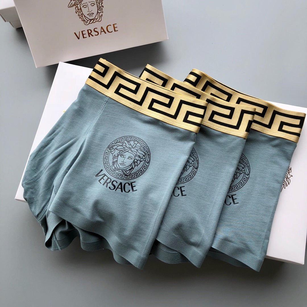 Versace Modal Men's Boxer Briefs - 3-Piece Box