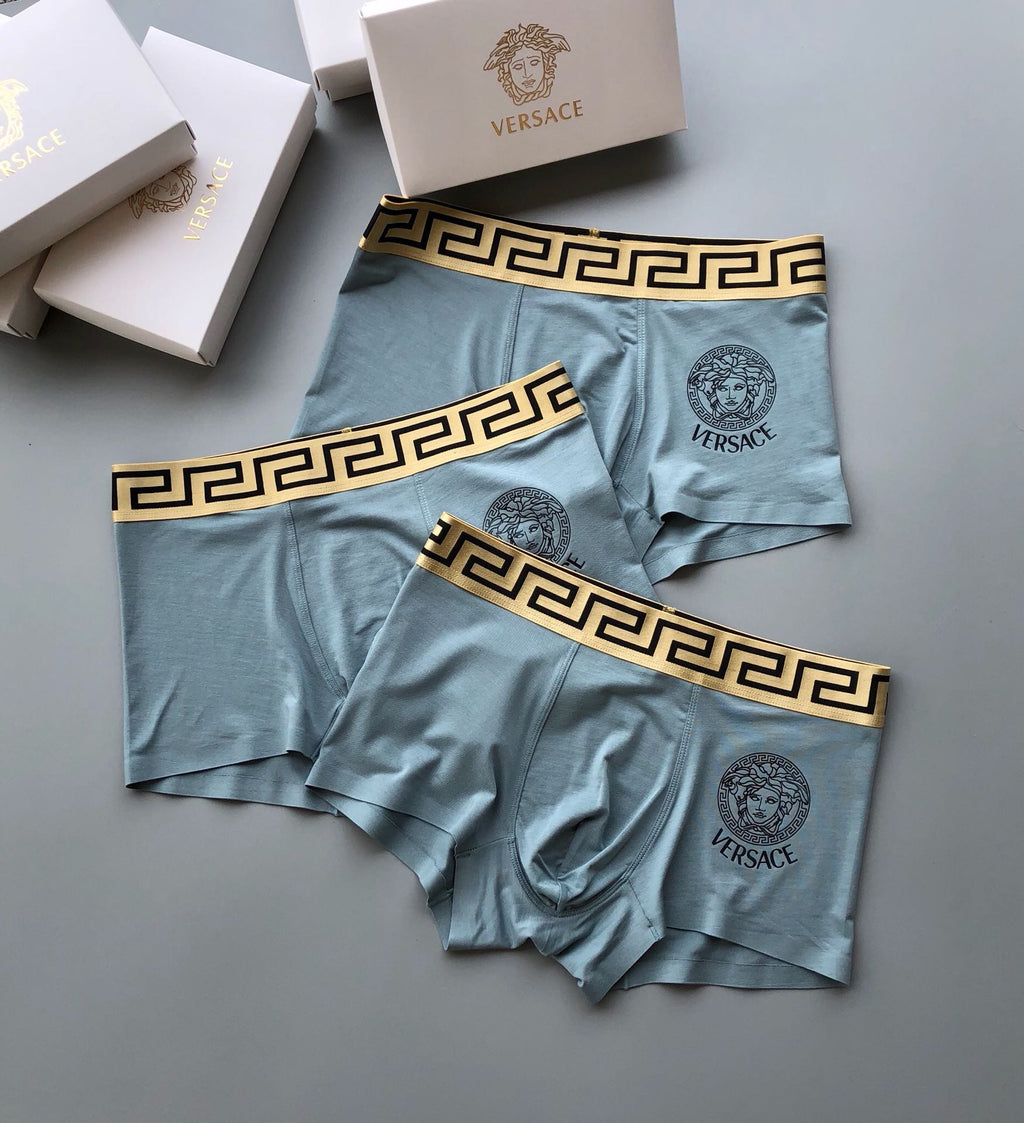 Versace Modal Men's Boxer Briefs - 3-Piece Box