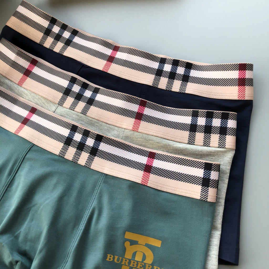Burberry Modal Men's Boxer Briefs - 3-Piece Box