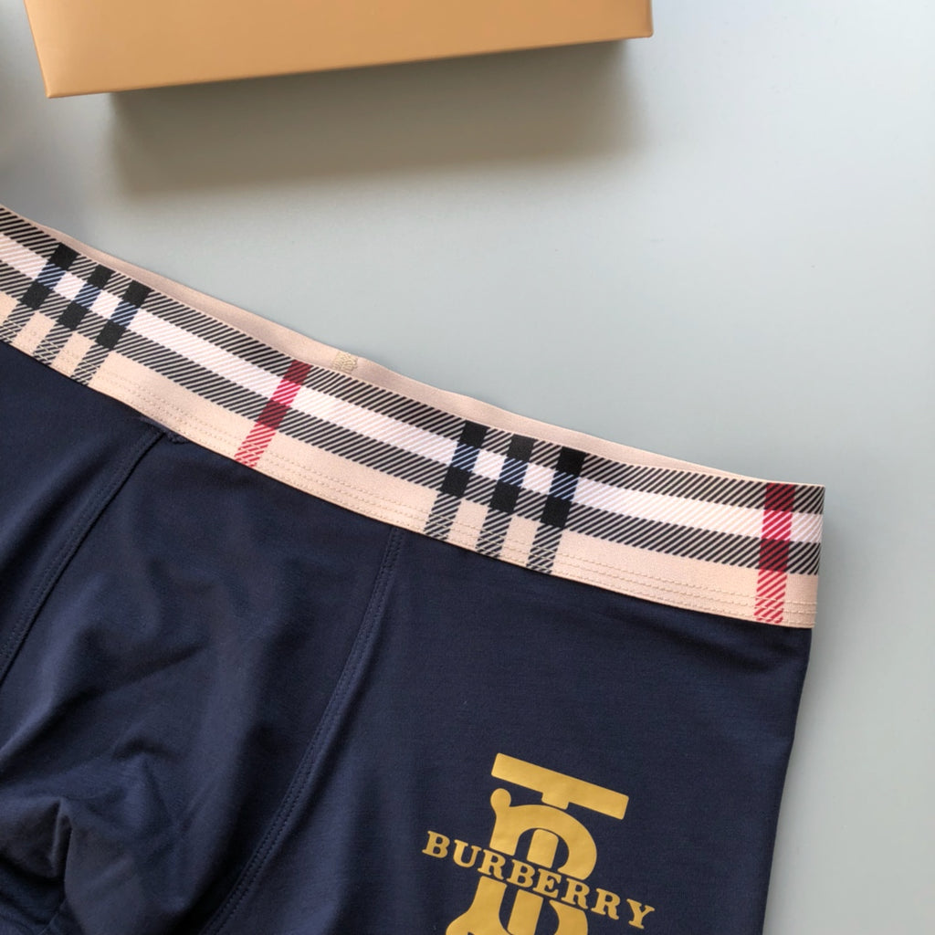 Burberry Monogram Accent Boxer Briefs 3-Piece Box Collection