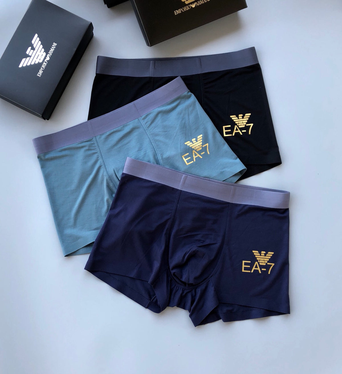 Emporio Armani Modal Short Socks - 3-Pair Pack