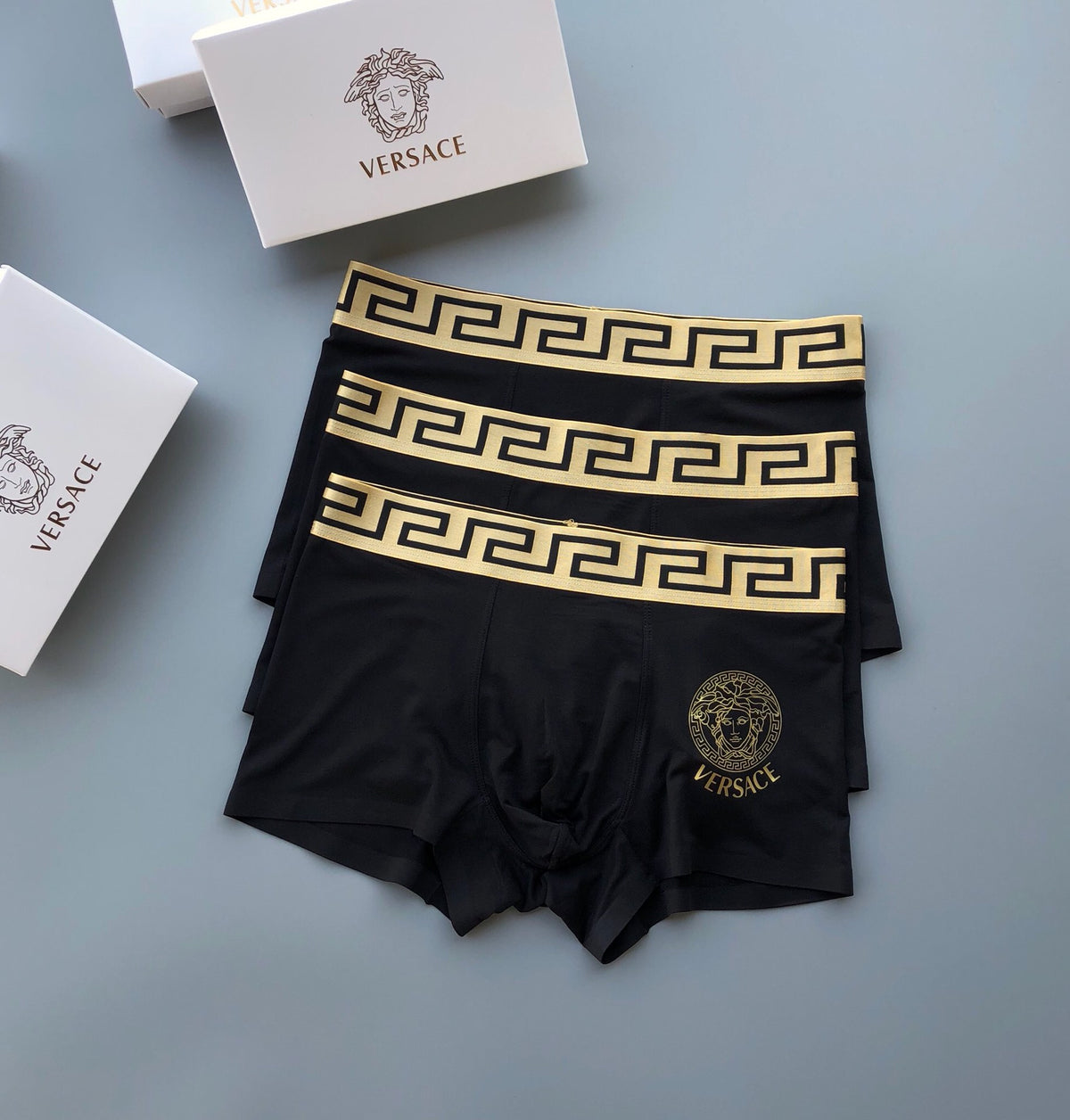 Versace Modal Short Socks - 3-Pair Pack