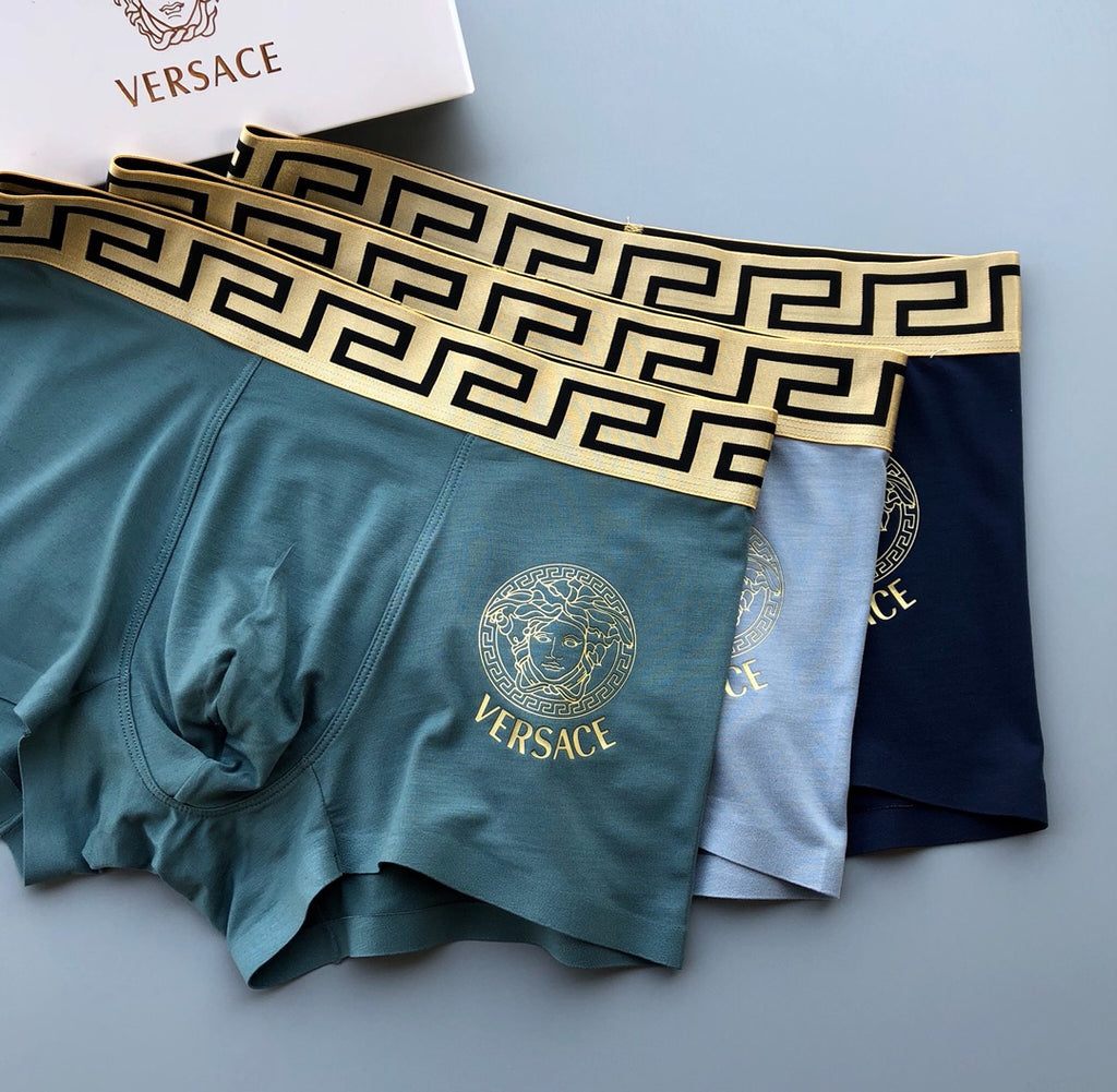 Versace Modal Men's Boxer Briefs - 3-Piece Box