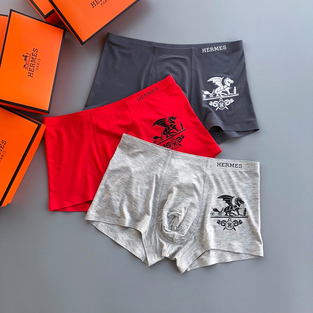 Hermes Modal Short Socks - 3-Pair Pack