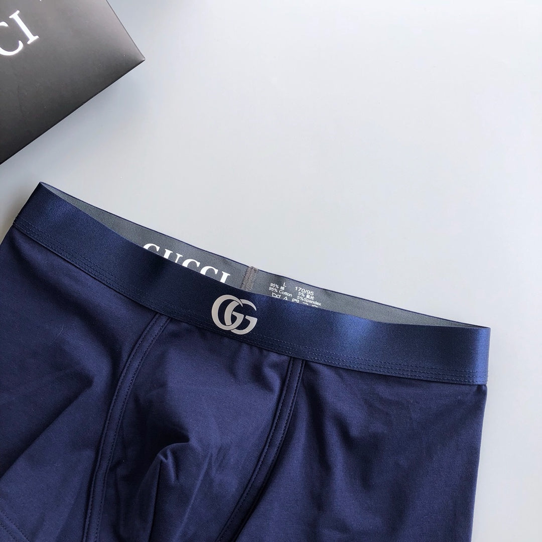 Gucci Logo Details Men's Boxer Briefs - 3-Piece Box