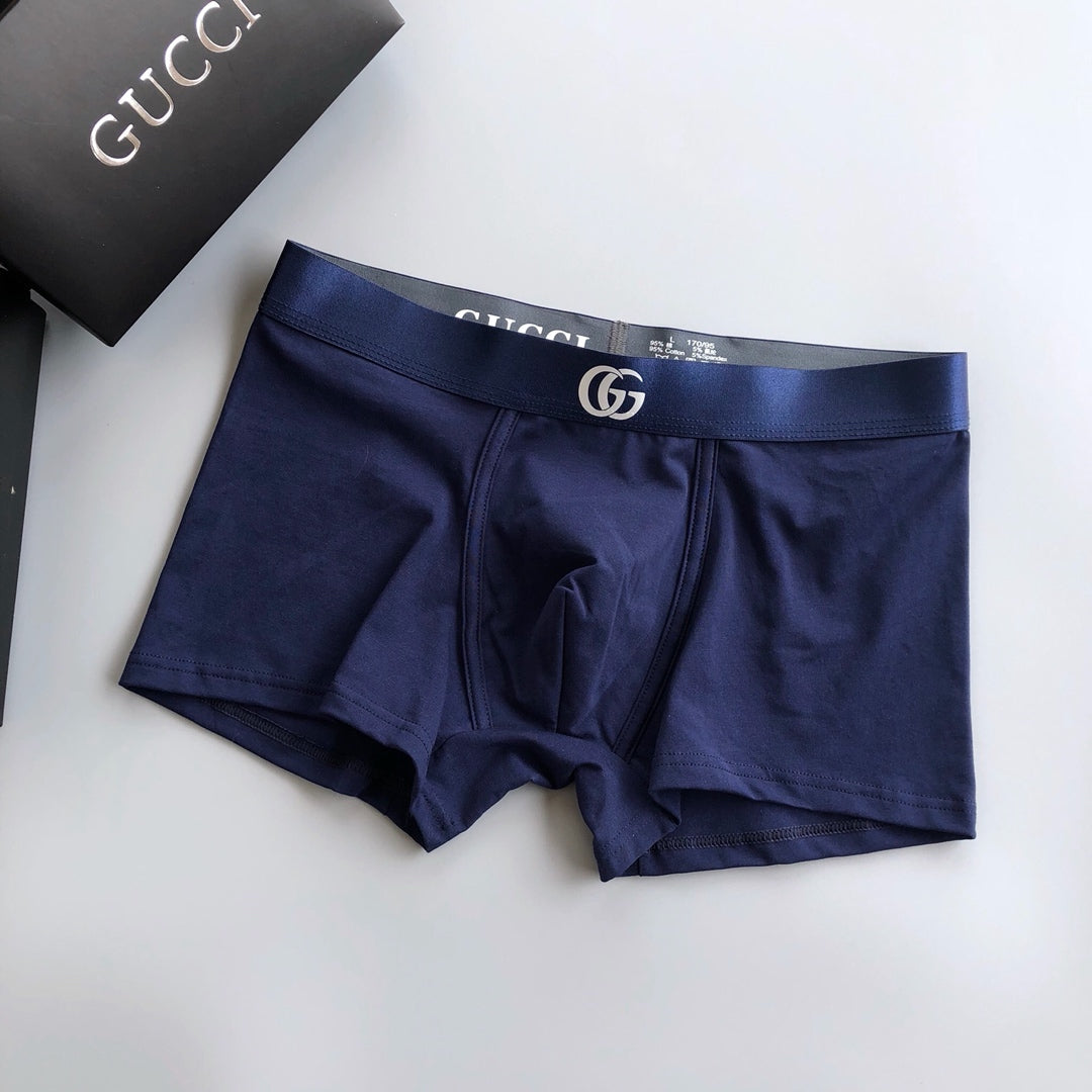 Gucci Small Emblem Details Men's Boxer Briefs - 3-Piece Box