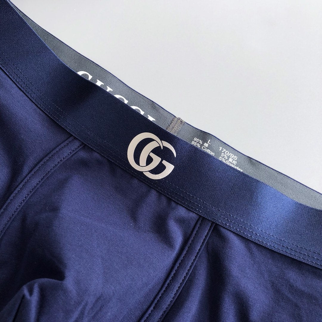 Gucci Small Emblem Details Men's Boxer Briefs - 3-Piece Box