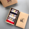 Burberry Check-Inspired Waistbands And Horse Details Men's Boxer Briefs - 3-Piece Box