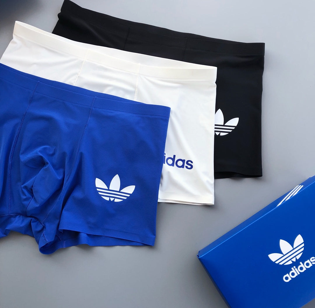 Adidas Milk-Silk Men's Boxer Briefs - 3-Piece Box
