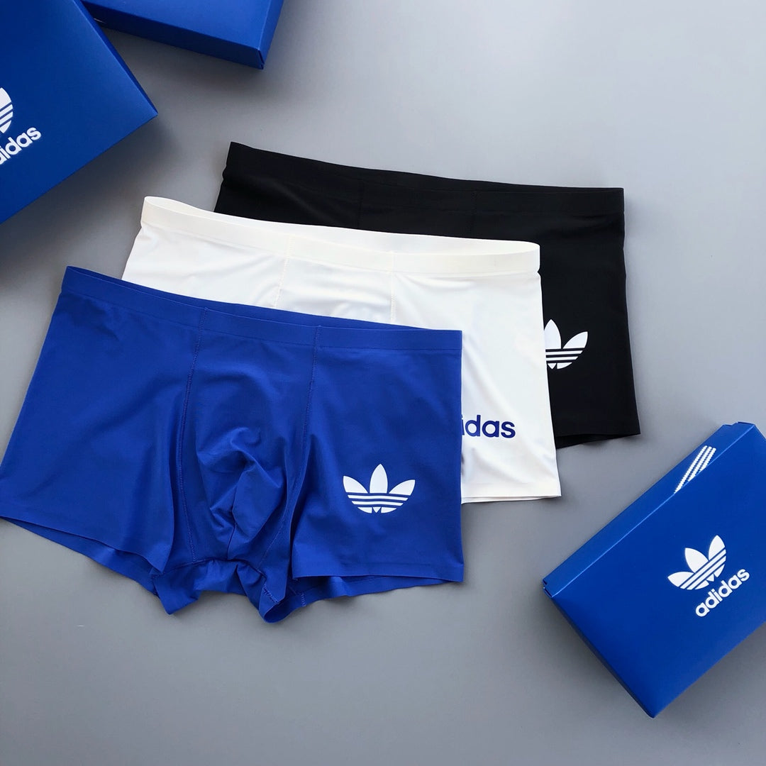 Adidas Milk-Silk Men's Boxer Briefs - 3-Piece Box