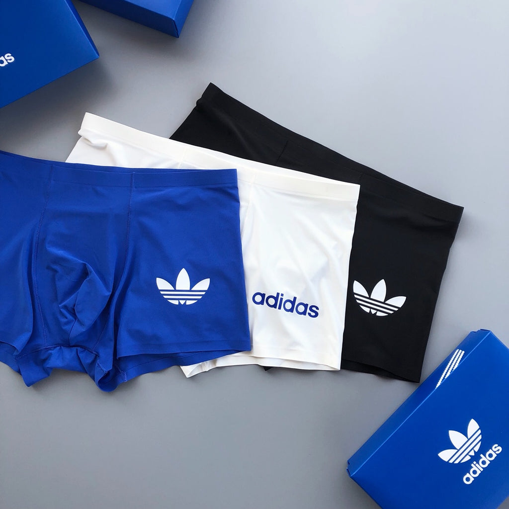 Adidas Milk-Silk Men's Boxer Briefs - 3-Piece Box